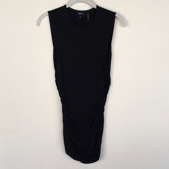 Theory Ruched Side Sleeveless Top - Picture 4 of 8